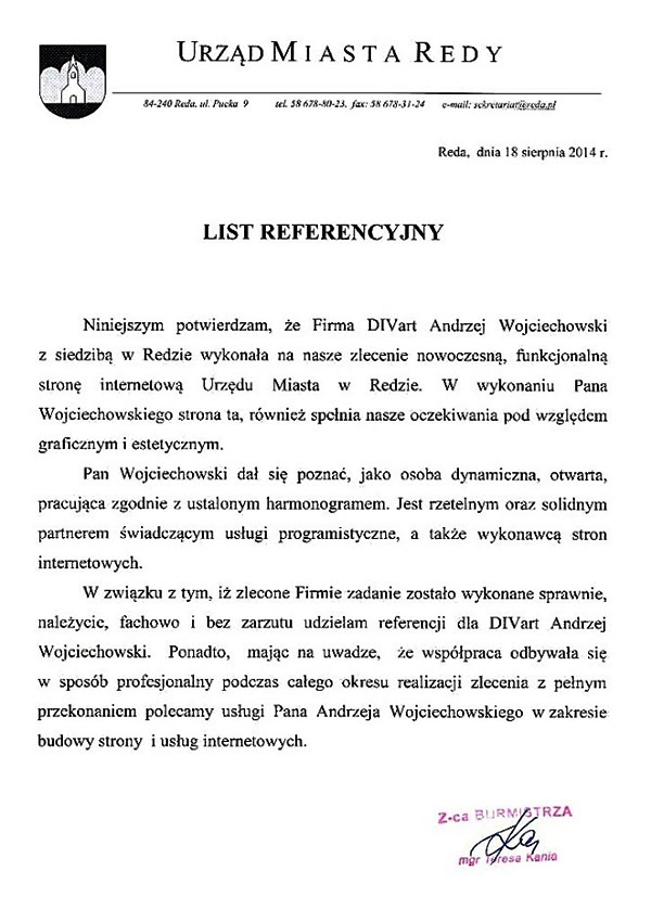 Wizytówka Internetowa